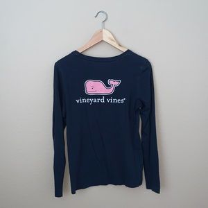 Vineyard Vines     Navy long sleeve shirt